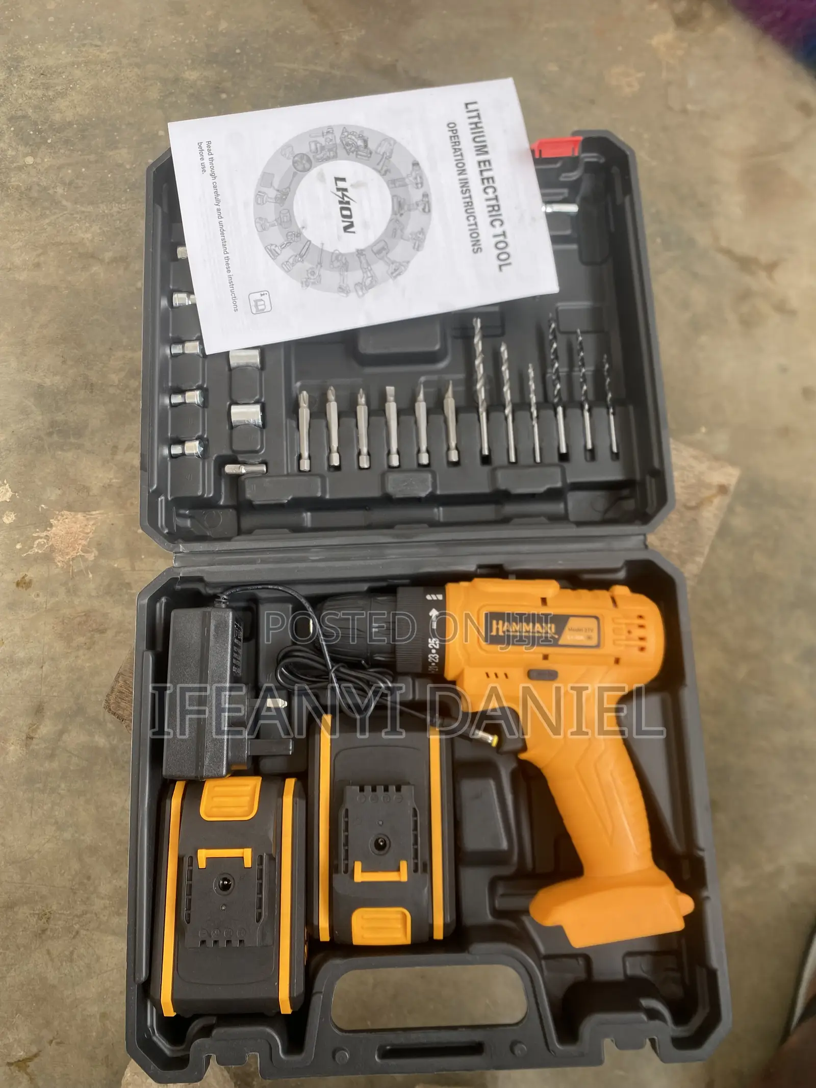 Hammaxi 21V Cordless Electric Drill – Complete Drill Screwdriver Set