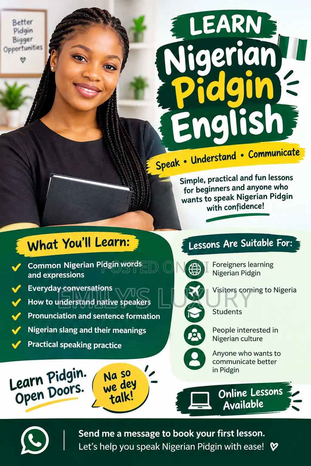 Learn Nigerian Pidgin English – Online Lessons