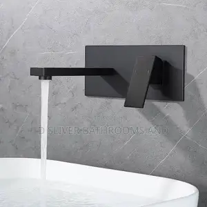 Black Basin Faucet Tap -Wall Mounted