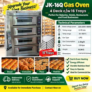 4 Deck Oven, 16 Trays