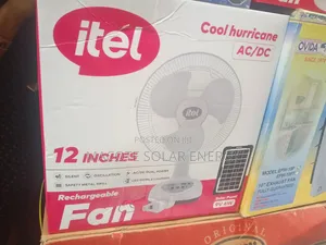 Itel Solar Table Fan Super Strong and Reliable