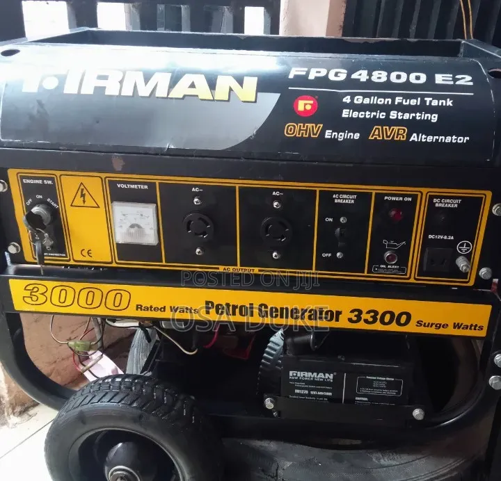 Fireman Fpg4800e2 Fuel Efficient Copper Generator