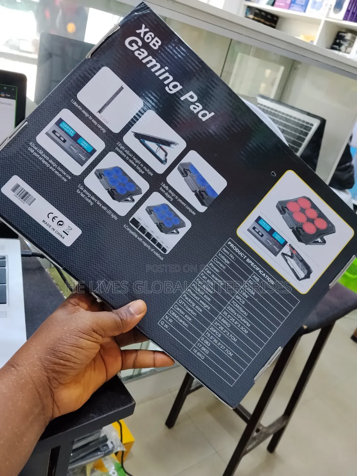 Laptop Gaming Cooler Pad