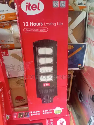 200w Itel Litthium Battery Solar Street Light