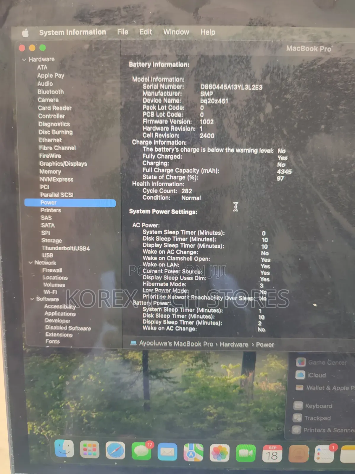Laptop Apple MacBook Pro 2020 8GB Intel Core i5 SSD 512GB