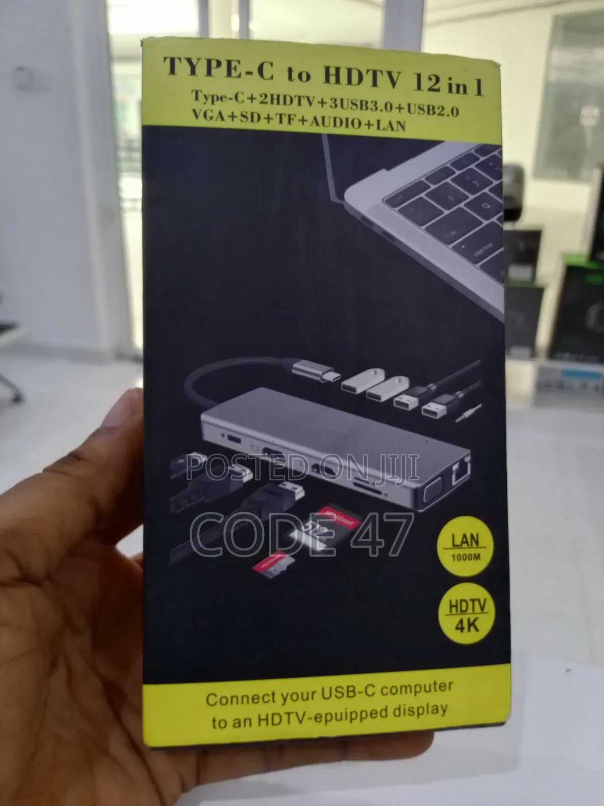 Type-C to HDTV 12in1 Hub
