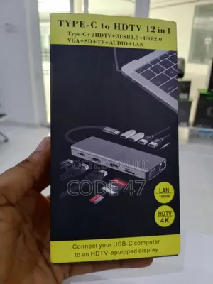 Type-C to HDTV 12in1 Hub