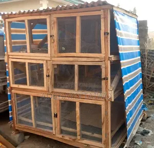 Wooden Chicken Cage Design for Home