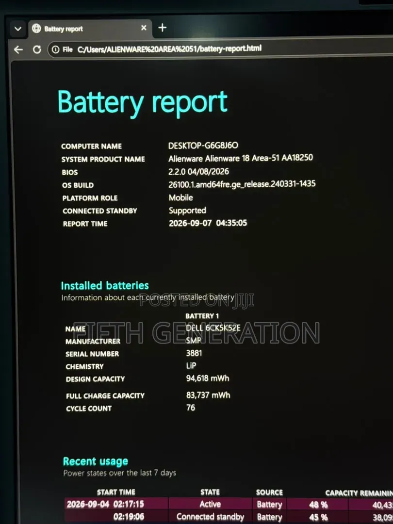 Laptop Alienware 18 Area-51 64GB Intel Core Ultra 9 SSD 2T