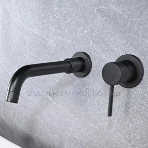2-Piece Wall Mounted Basin Mixer Tap, With Hot Cold Faucet