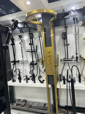 Gold LED Shower Panel System