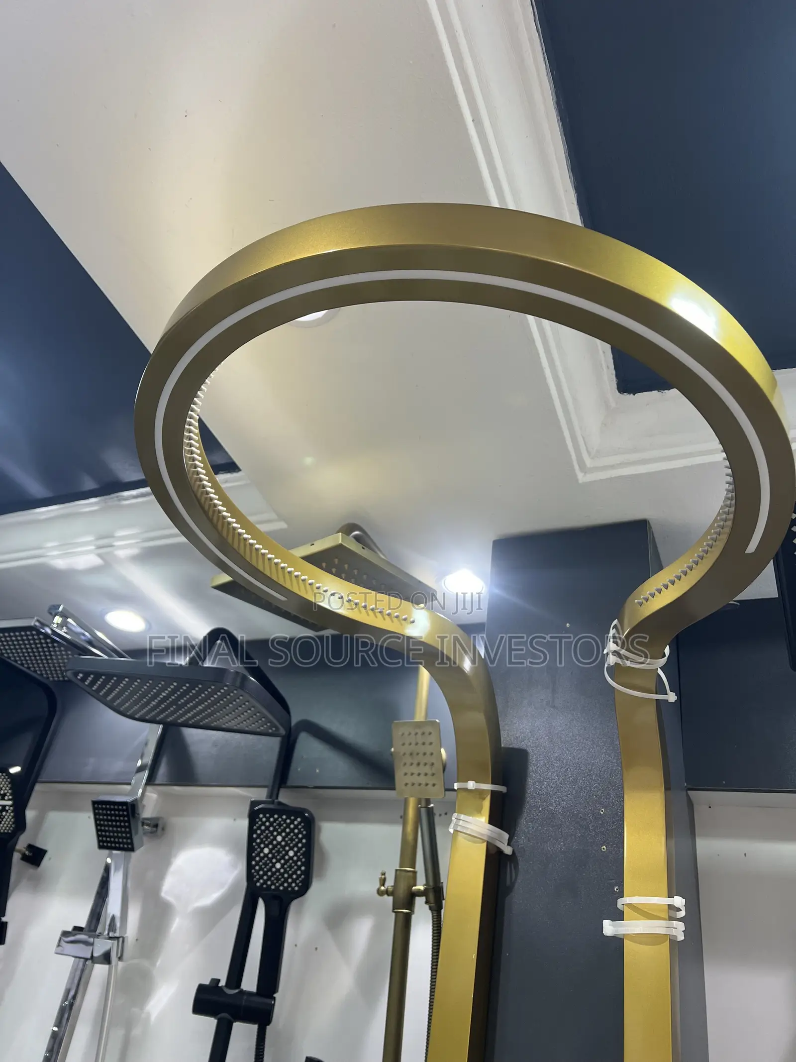 Gold LED Shower Panel System