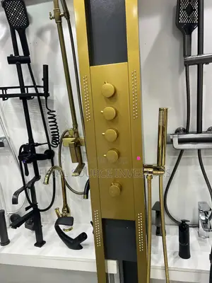Gold LED Shower Panel System