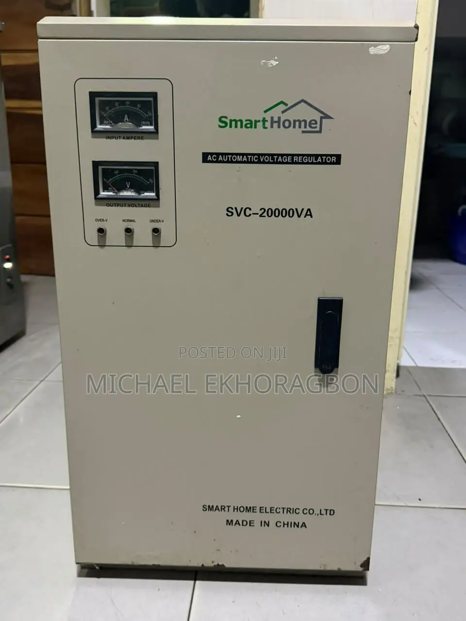 SmartHome 20kVA Single Phase Servo Voltage Stabilizer (Clean Working