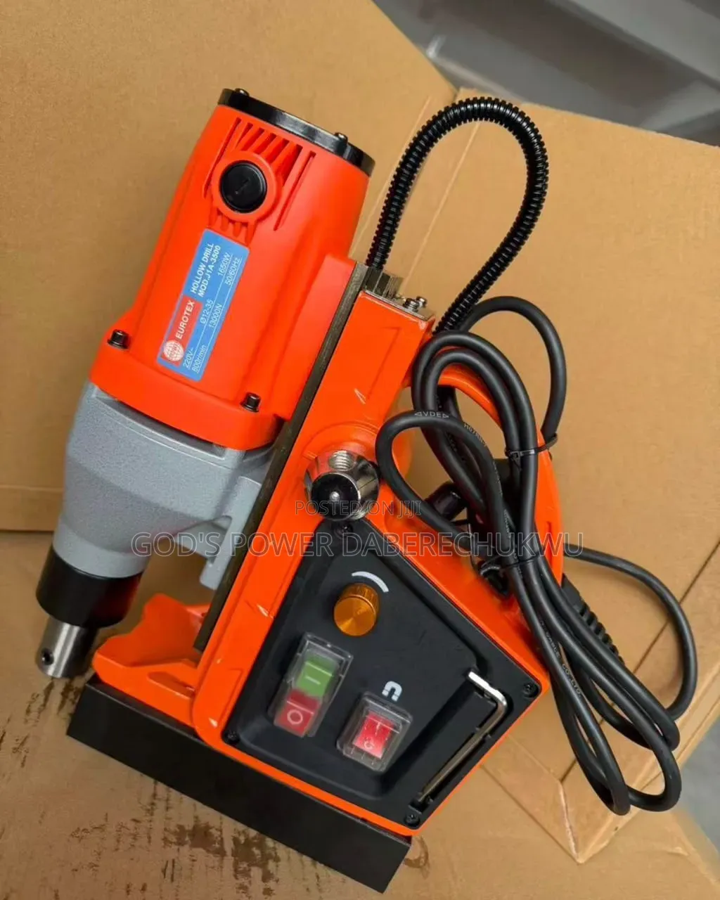 New 35mm Eurotek Magnetic Hollow Drill Machine Mod. J1a-3500,