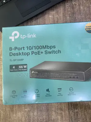 8-Port 10/100mbps Desktop Poe+switch