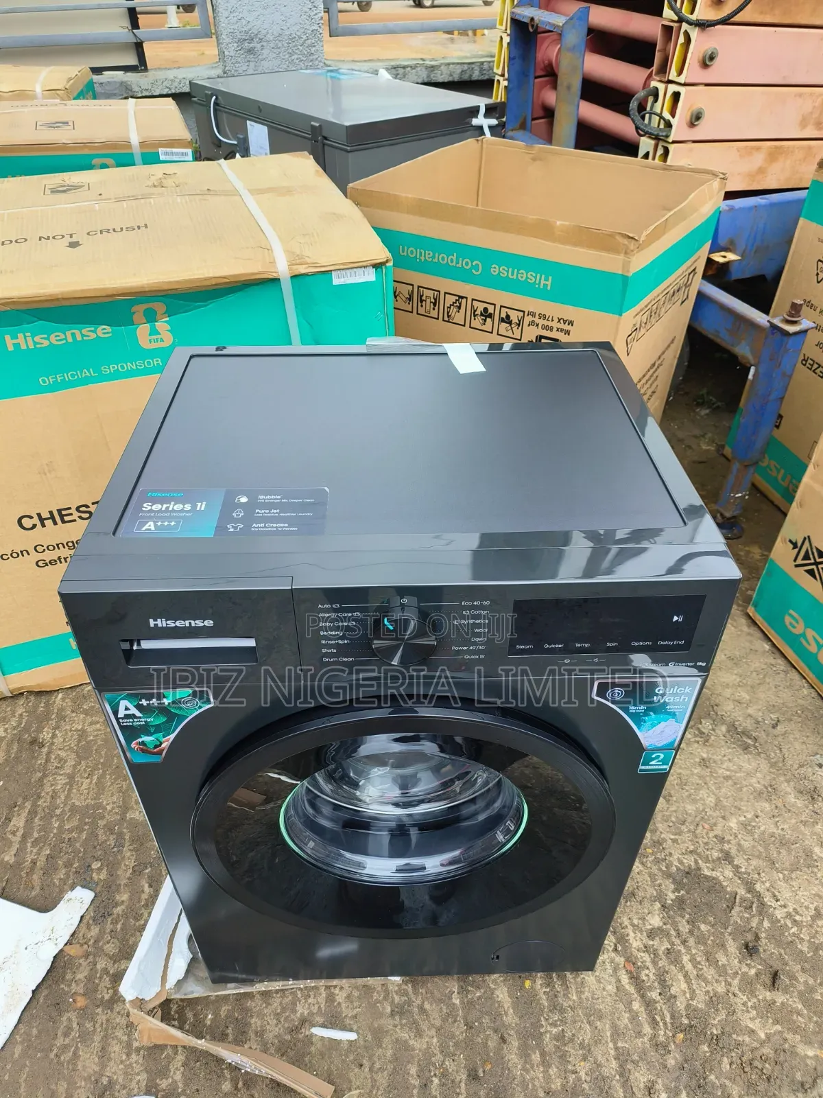Hisense 8KG Automatic FL Washing Machine (Inverter)