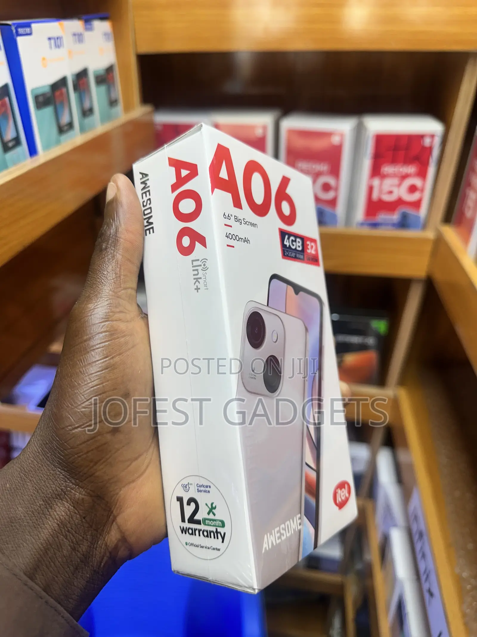 New Itel A06 32 GB Blue
