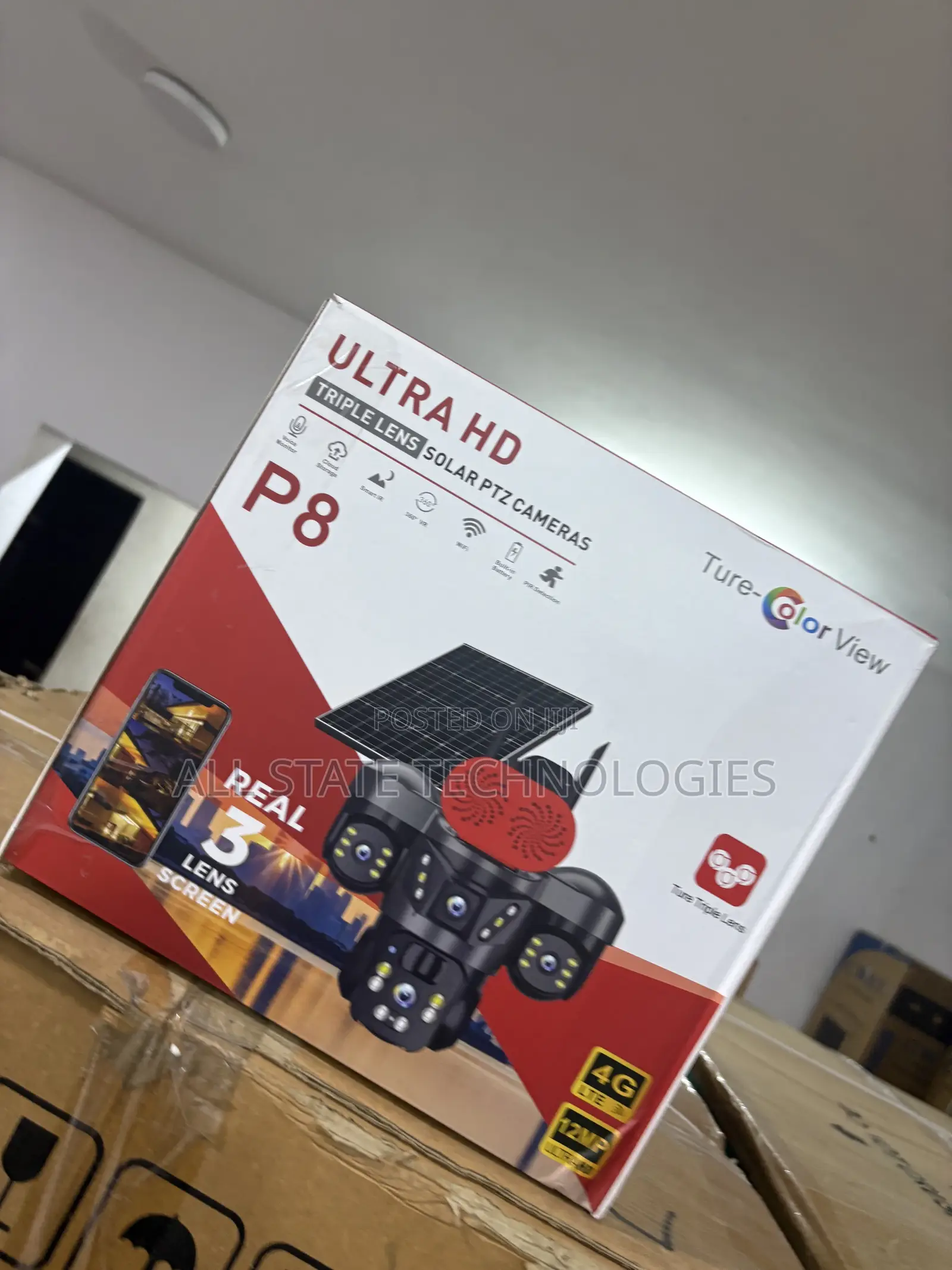 EDYYE P9 Solar Powered PTZ Camera