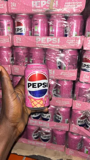 Pepsi Zero Sugar Raspberry Ripple Flavor X 24 Cans