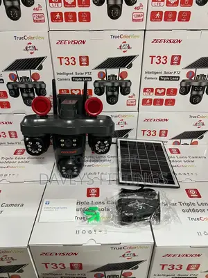 T33 Triple Lens SolarSecurity Camera