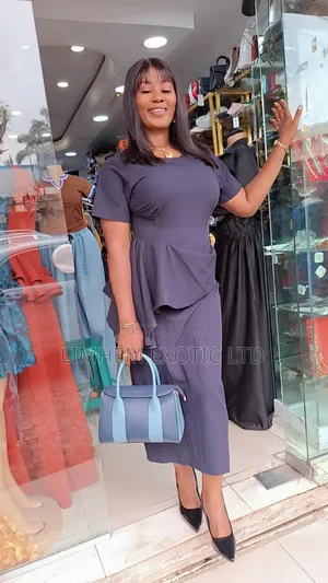 Blue Cooprate Dress