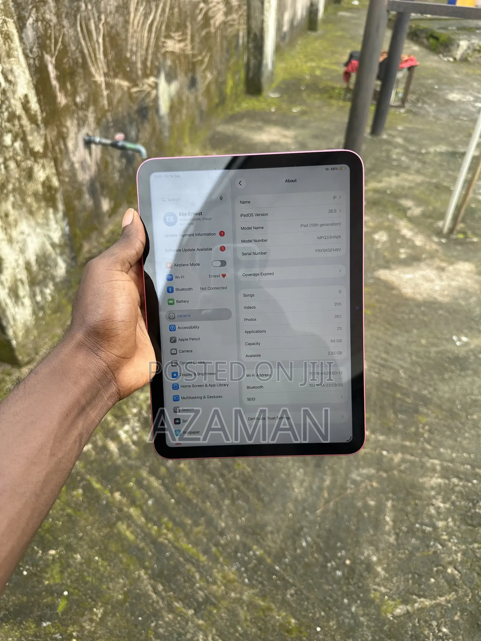 Apple iPad (2022) 64 GB Pink