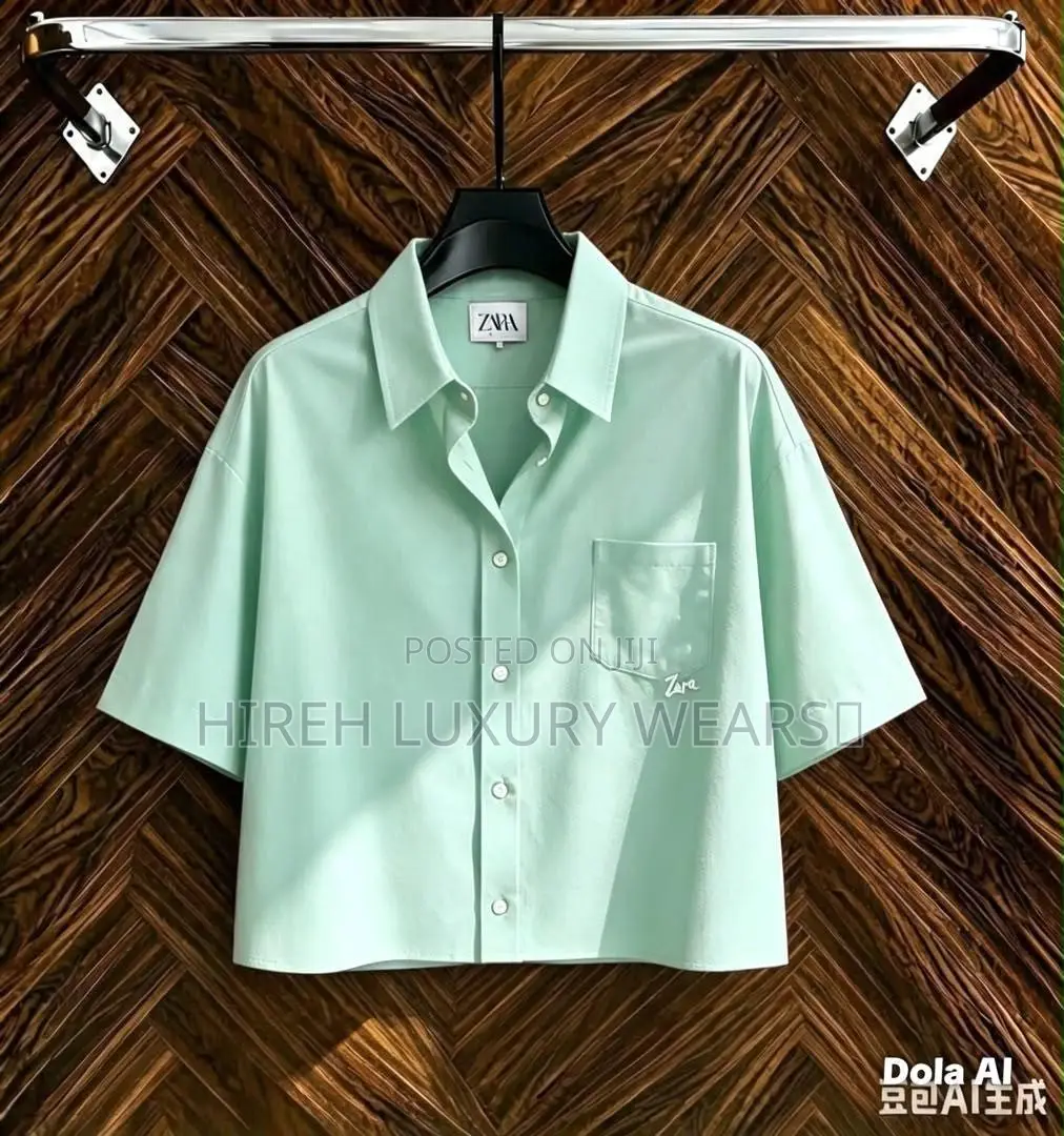 Plain Zara Short Sleeve Shirt