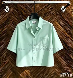 Plain Zara Short Sleeve Shirt