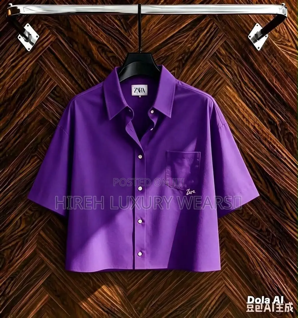 Plain Zara Short Sleeve Shirt