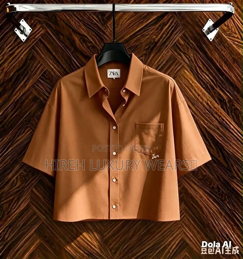 Plain Zara Short Sleeve Shirt