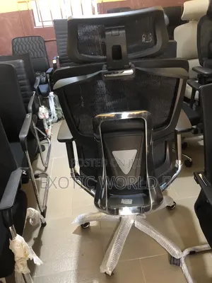 Executive Mesh Office Chair With Adjustable Headrest