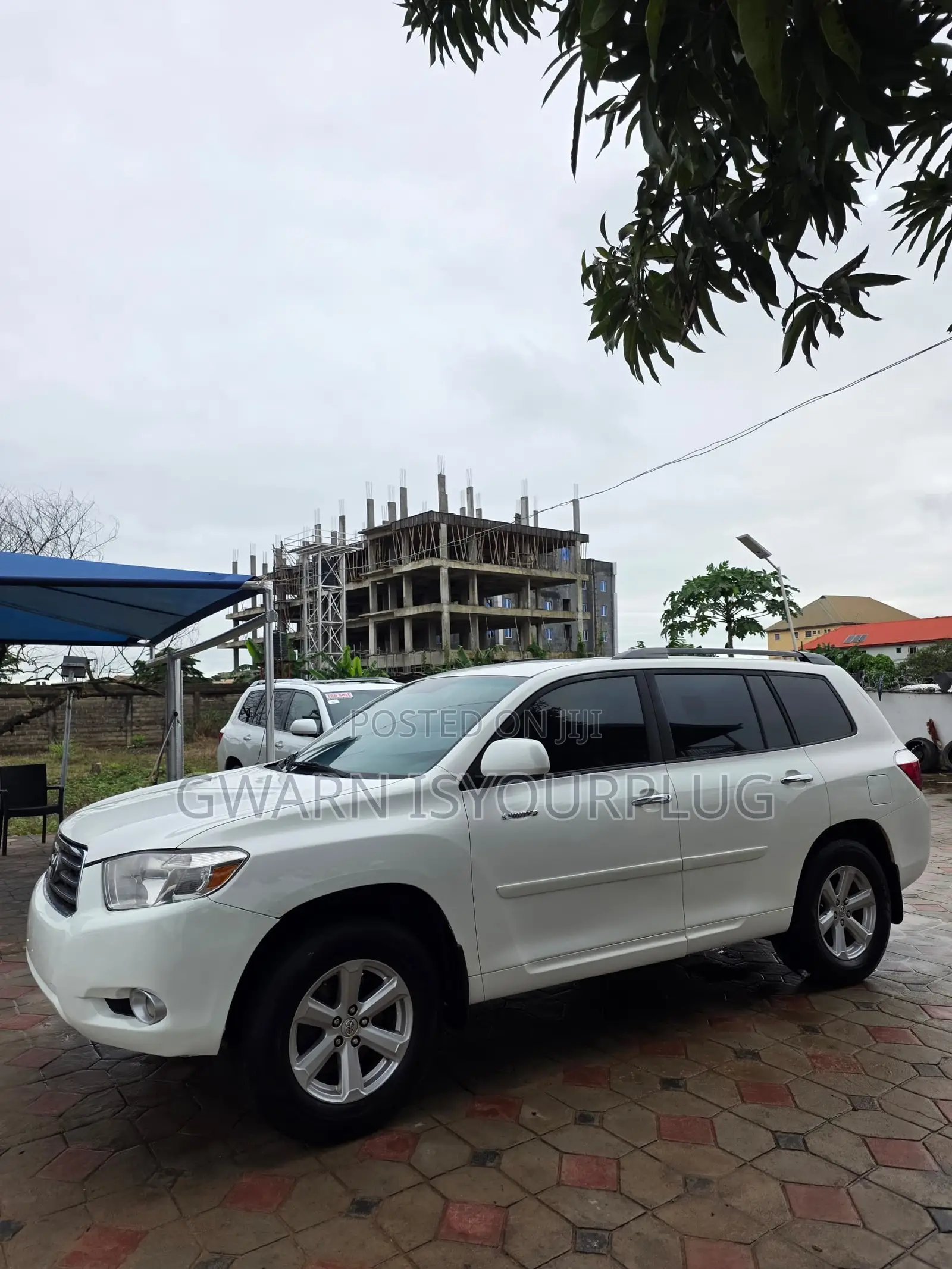 Toyota Highlander Limited 2009 White