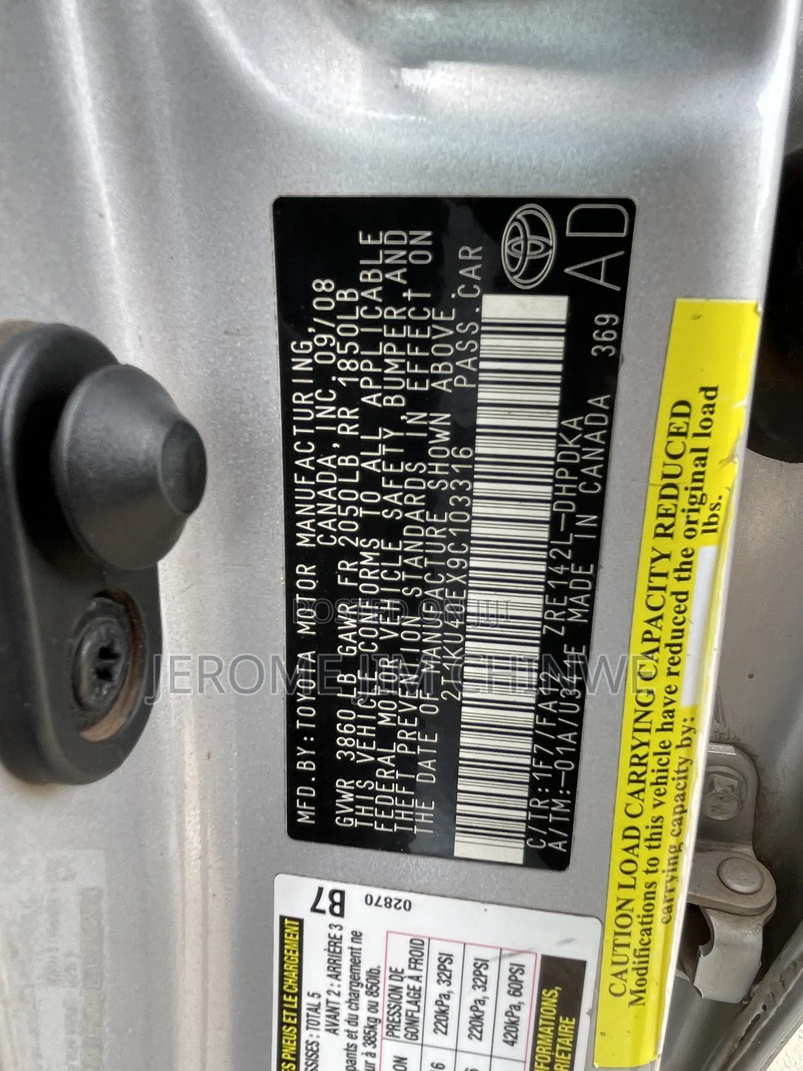Toyota Matrix 2009 Silver