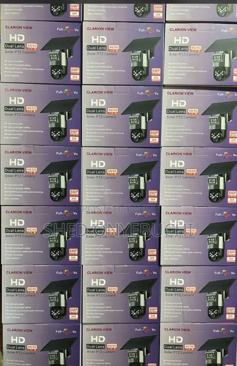 CCTV Solar Camera U Box App With 20x Zoomable