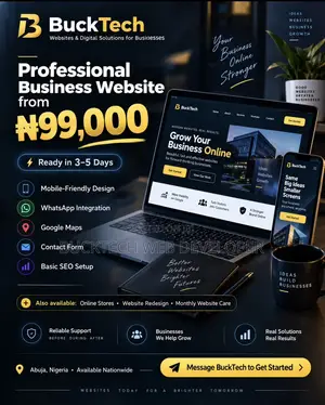 Professional Business Website Design in Abuja From ₦99,000