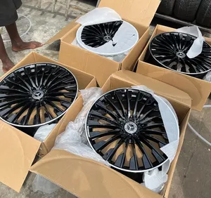 22/21/20 Rims for Mercedes-Benz AMG Pure Black Wheels