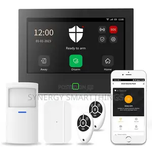 Tuya GSM Smart Home Burglar Security Wireless Alarm System 7inch Touch