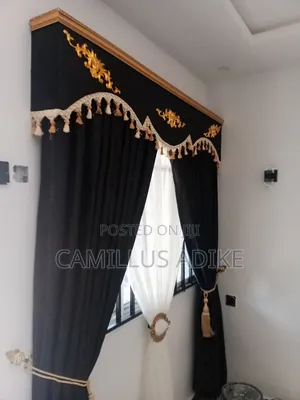 Material Board and Drape Curtains