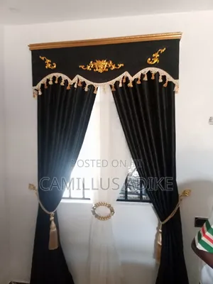 Material Board and Drape Curtains