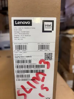 New Laptop Lenovo Ideapad 3 8GB Intel Core i5 SSD 512GB