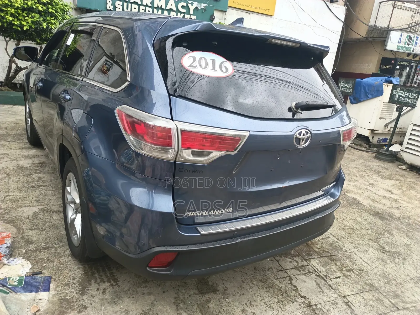Toyota Highlander 2016 Blue