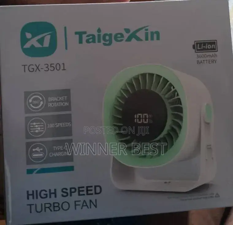 Rechargeable Mini Table Decks Speed Fan