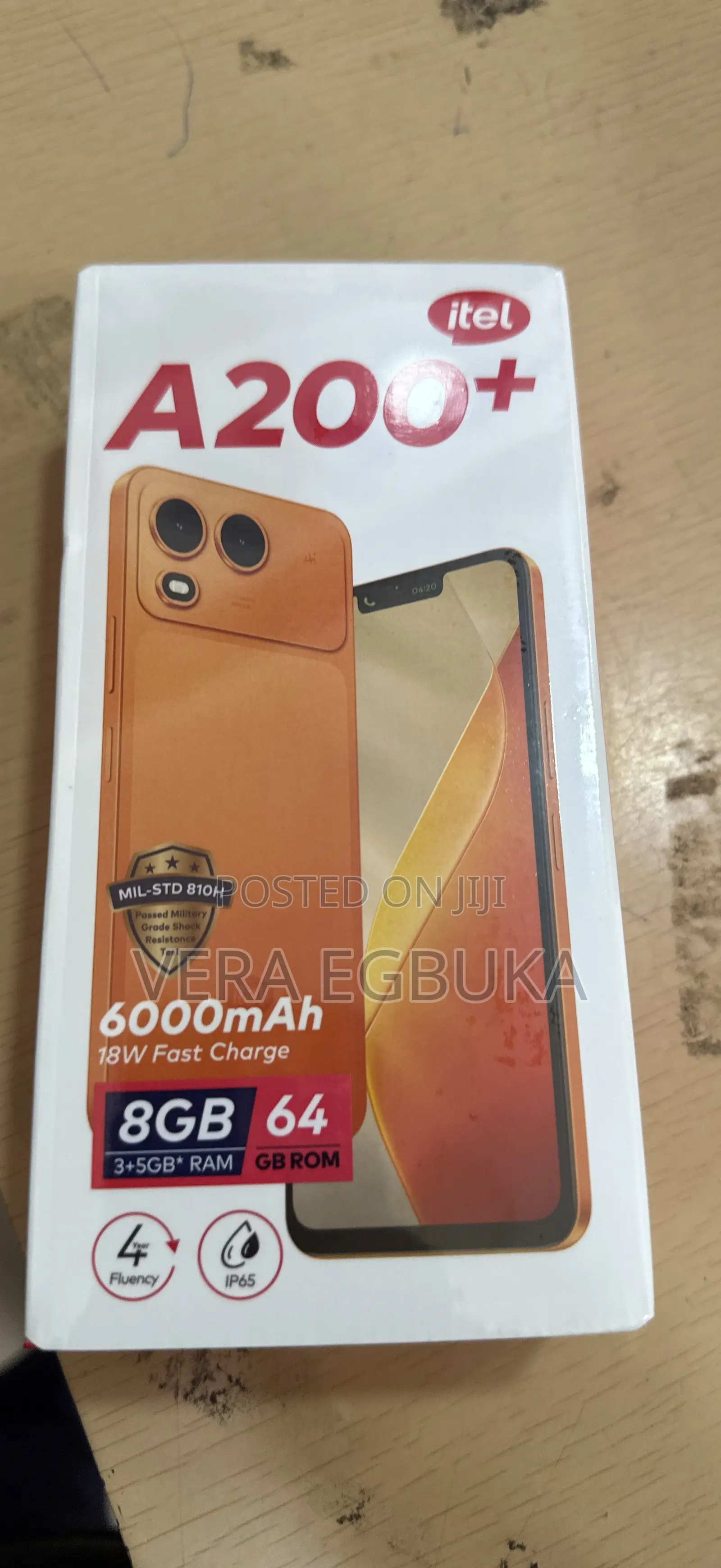 New Itel A200+ 64 GB Silver