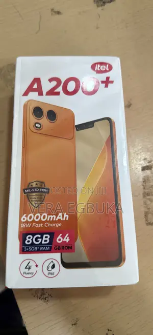 New Itel A200+ 64 GB Silver