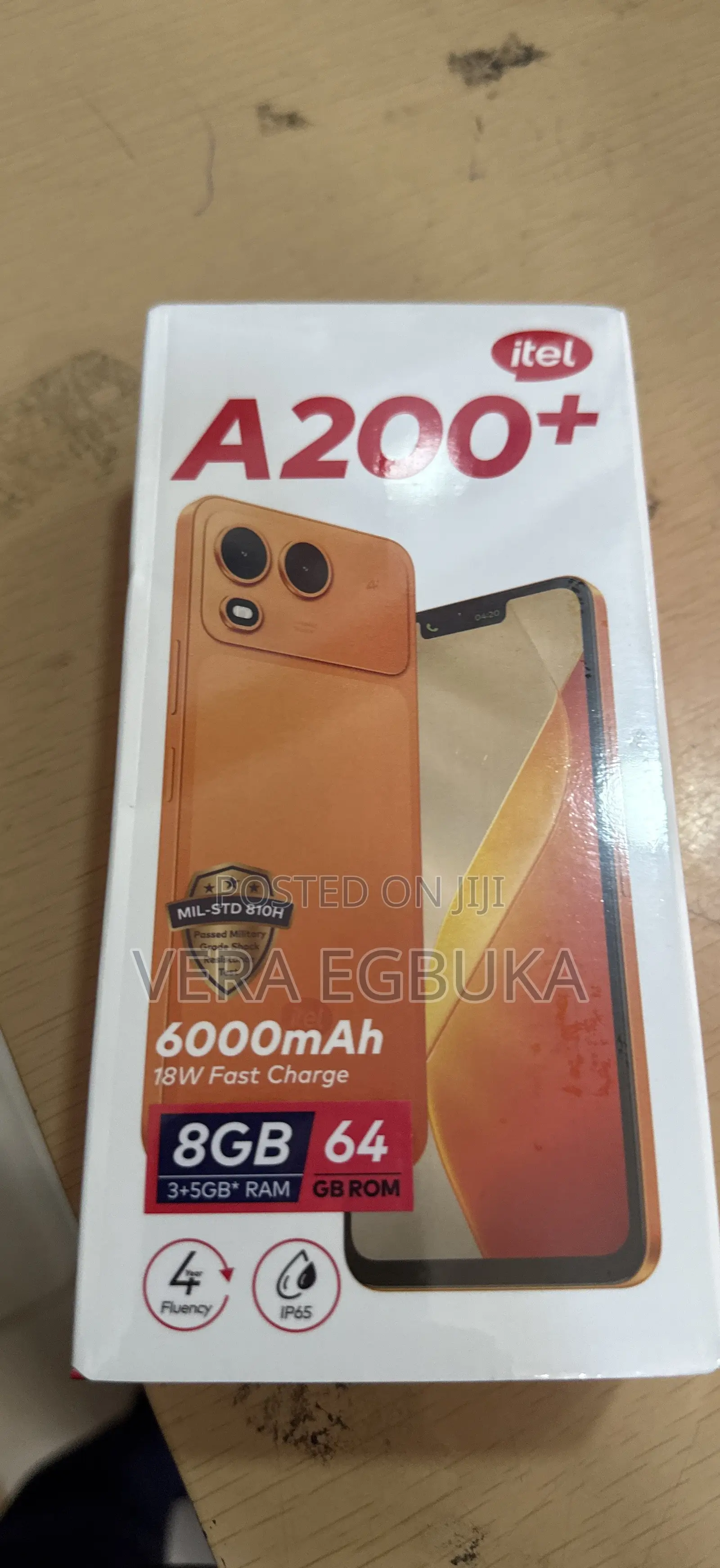 New Itel A200+ 64 GB Silver