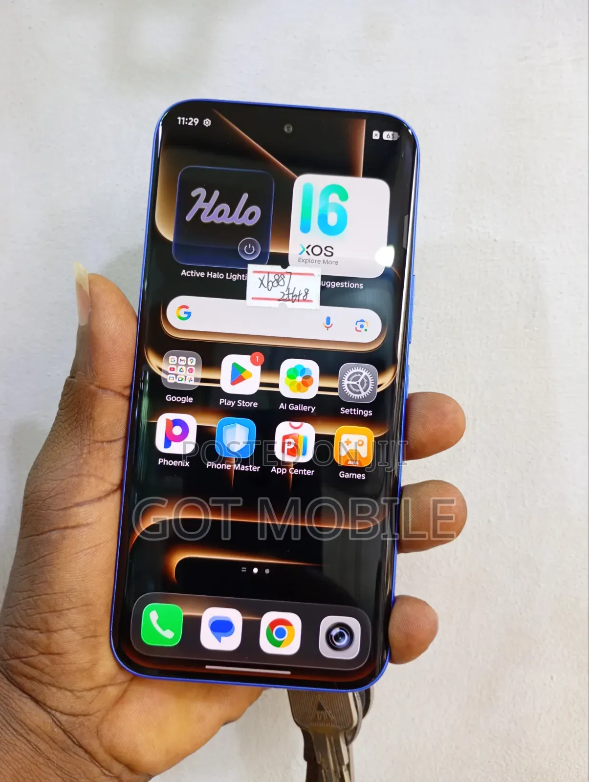 Infinix Note Edge 256 GB Blue
