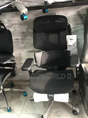 Ergonomic Mesh Office Chair With Aluminum Frame Backrest