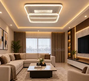 Modern Led Crystal Ceiling Lights New Style Living Room Bedroom Dining