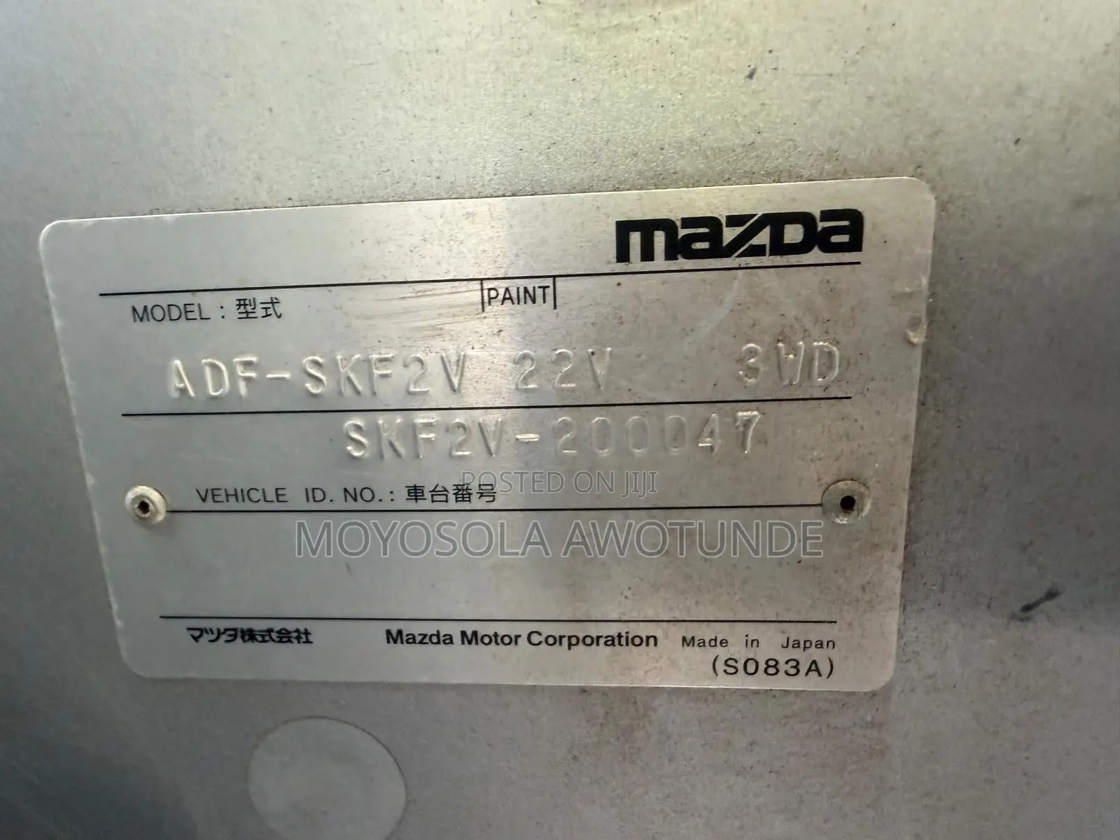 Mazda Bongo 2010